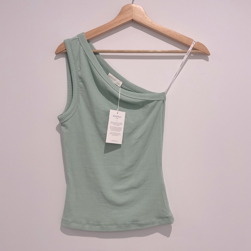 NWT! 💚 KOOKAI LUNA ONE SHOULDER TOP 💚 - Picture 5 of 12
